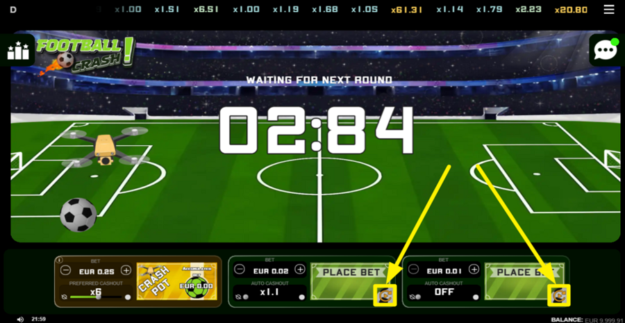 Football Crash Autoplay