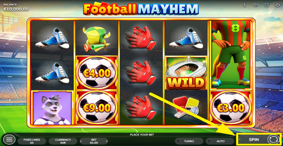 Football Mayhem Spin