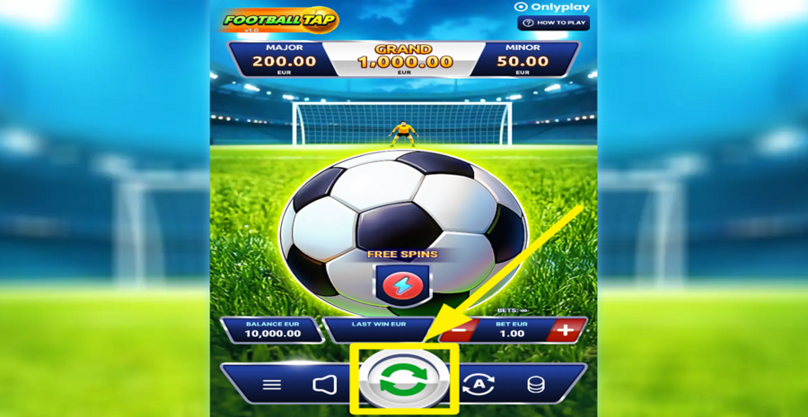 Football Tap Spin