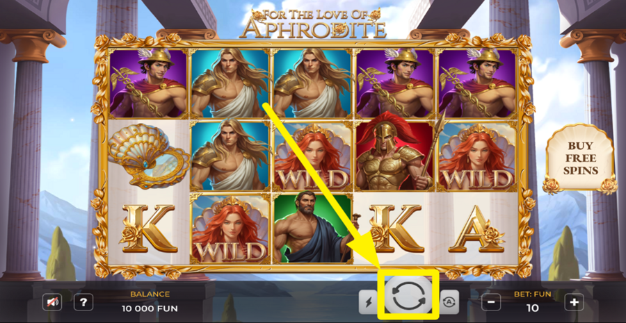 For The Love Of Aphrodite Spin