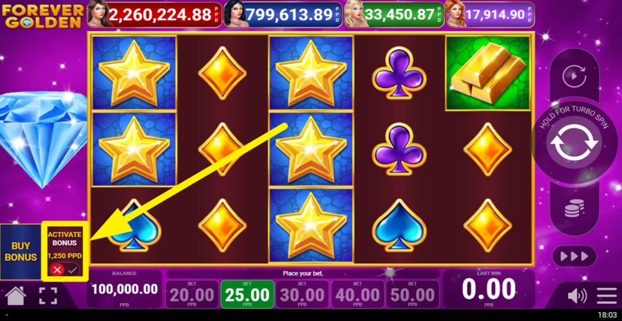Forever Golden Boost Bet