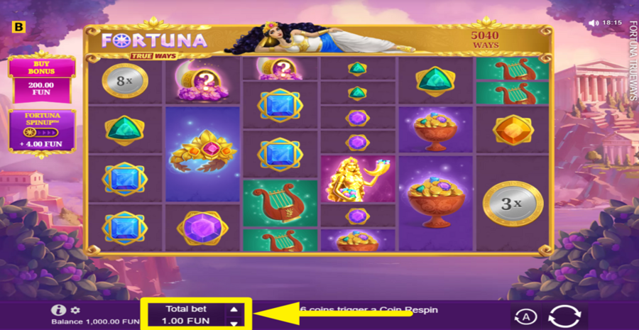 Fortuna Trueways Adjust Bet