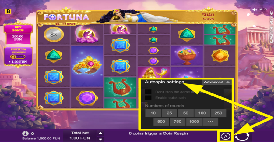 Fortuna Trueways Autoplay