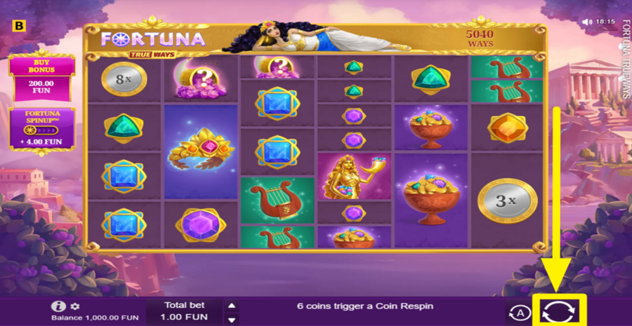 Fortuna Trueways Spin Button