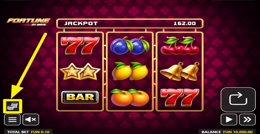 Fortune 27 Ways Adjust Bet