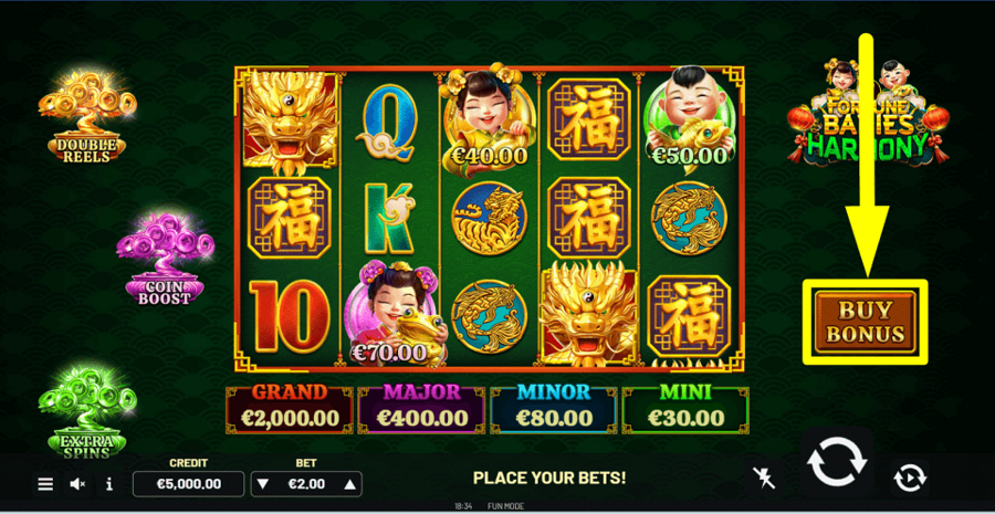 Fortune Babies Harmony Buy Feature