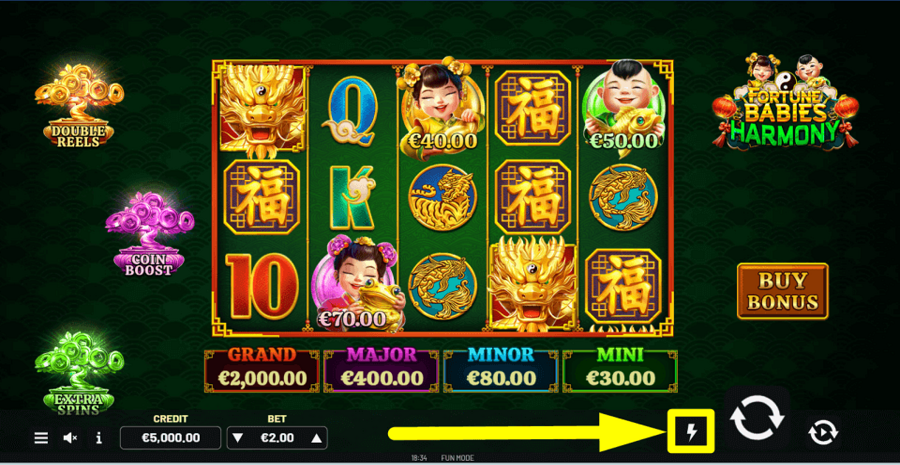 Fortune Babies Harmony Turbo Feature