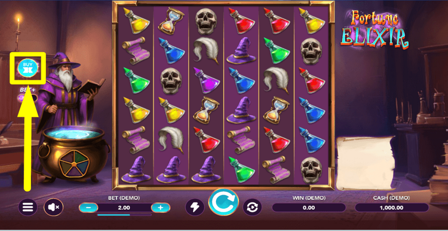 Fortune Elixir Buy Feature