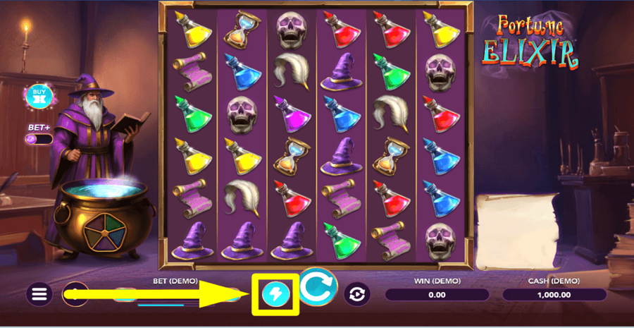Fortune Elixir Turbo Feature