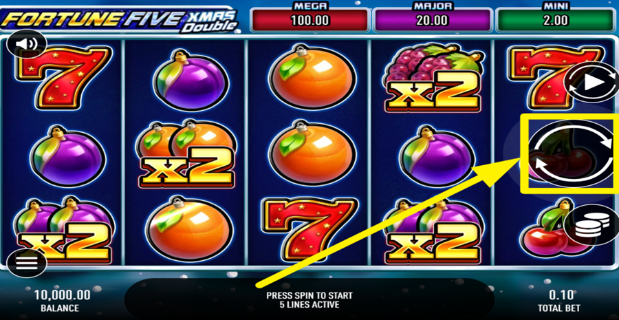 Fortune Five Xmas Double Spin