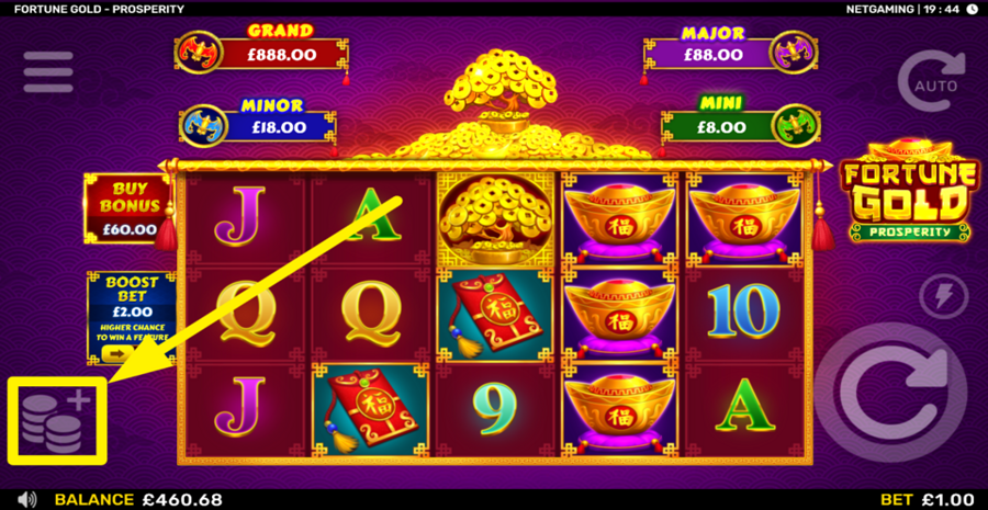 Fortune Gold Prosperity Adjust Bet