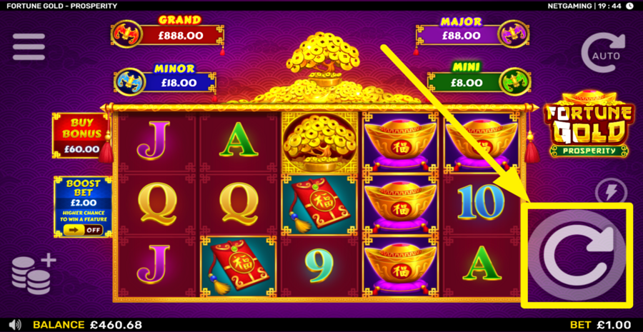 Fortune Gold Prosperity Spin