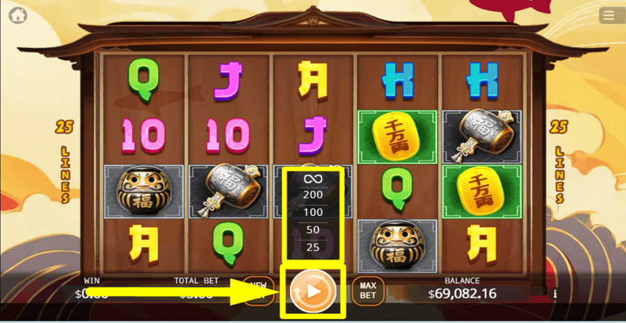 Fortune Hammer Autoplay Feature