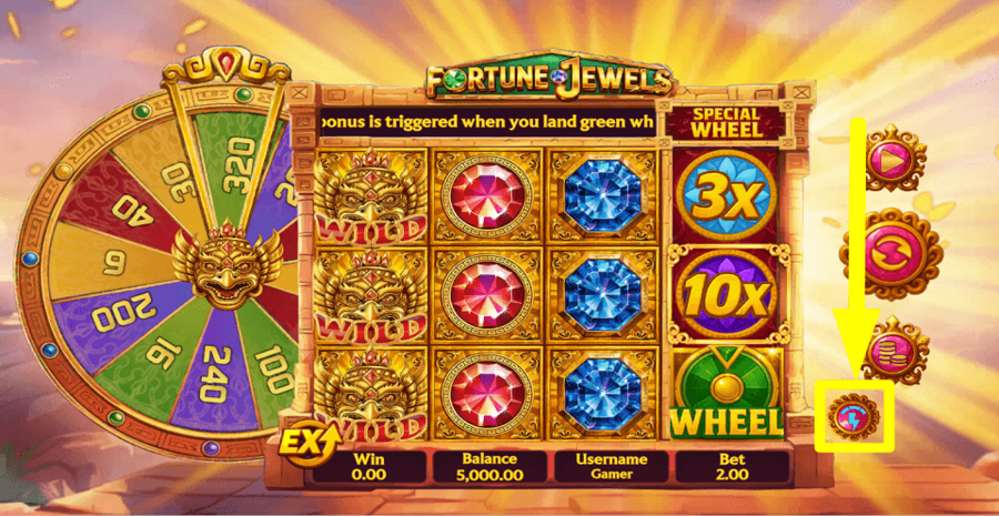 Fortune Jewels Turbo Feature