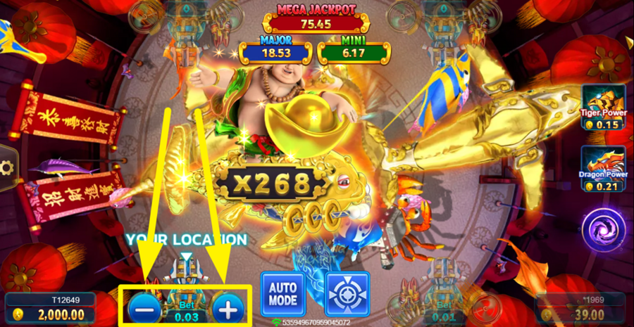 Fortune King Jackpot Adjust Bet