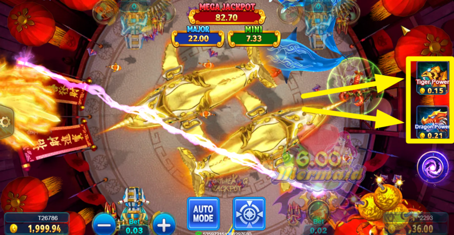Fortune King Jackpot Use Tiger Or Dragon Power