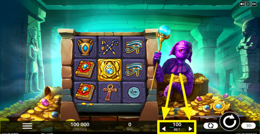 Fortune Mummy Adjust Bet