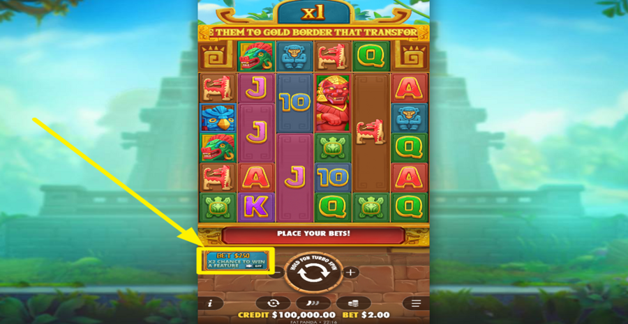 Fortune Of Aztec Ante Bet