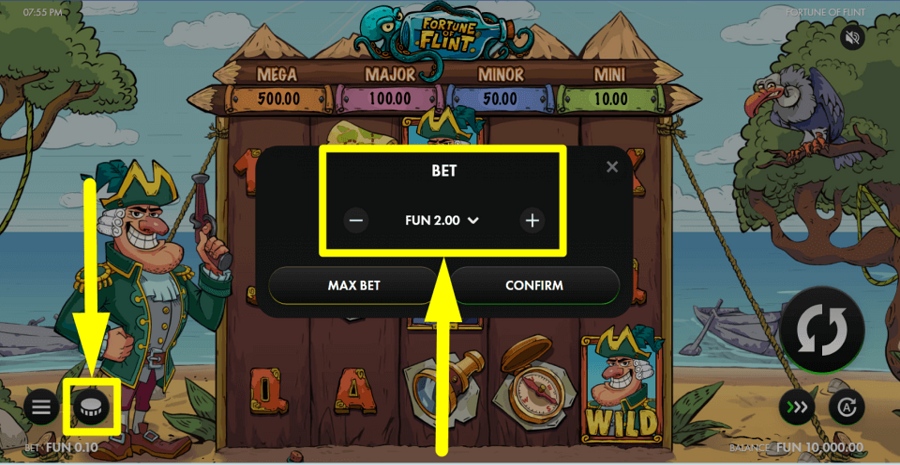 Fortune Of Flint Bet Value