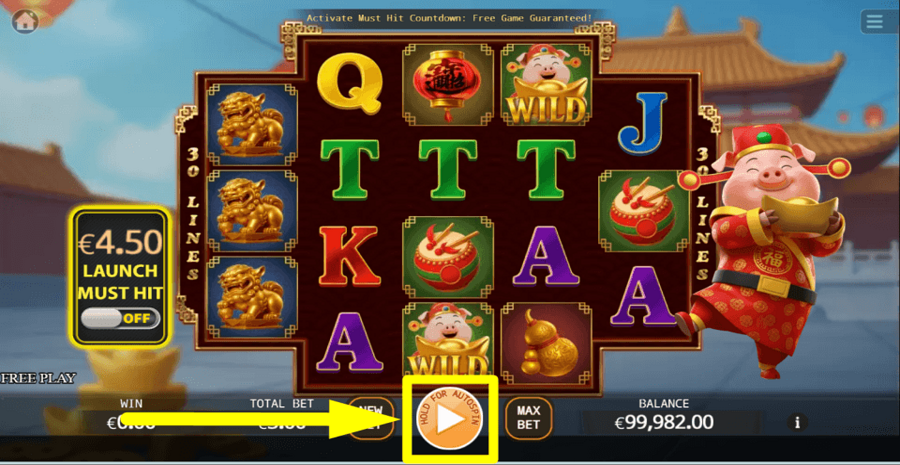 Fortune Pig Vip Play Button