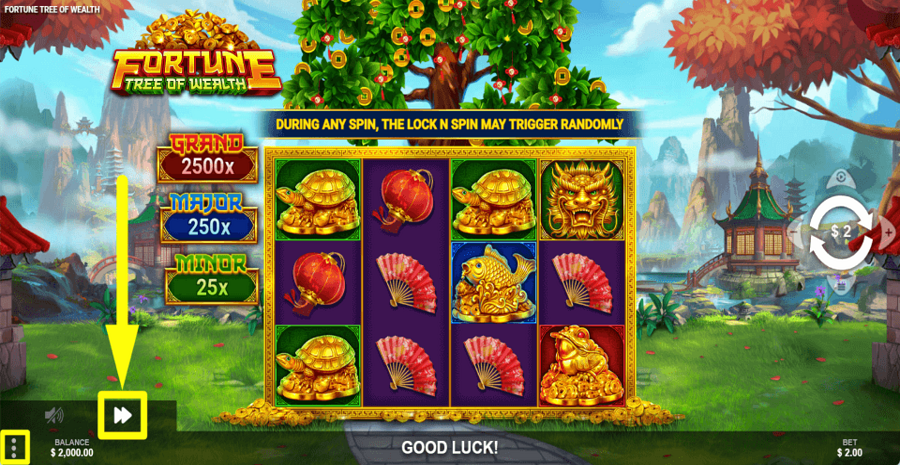 Fortune Tree Of Wealth Quick Spin Feature
