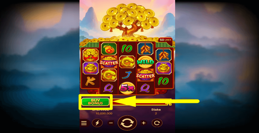 Fortune Tree Wild Buy Feature