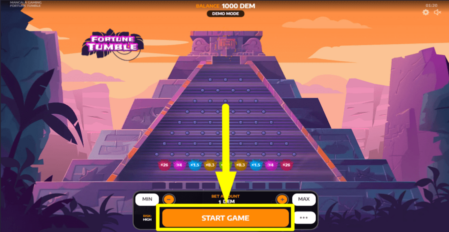 Fortune Tumble Star Button