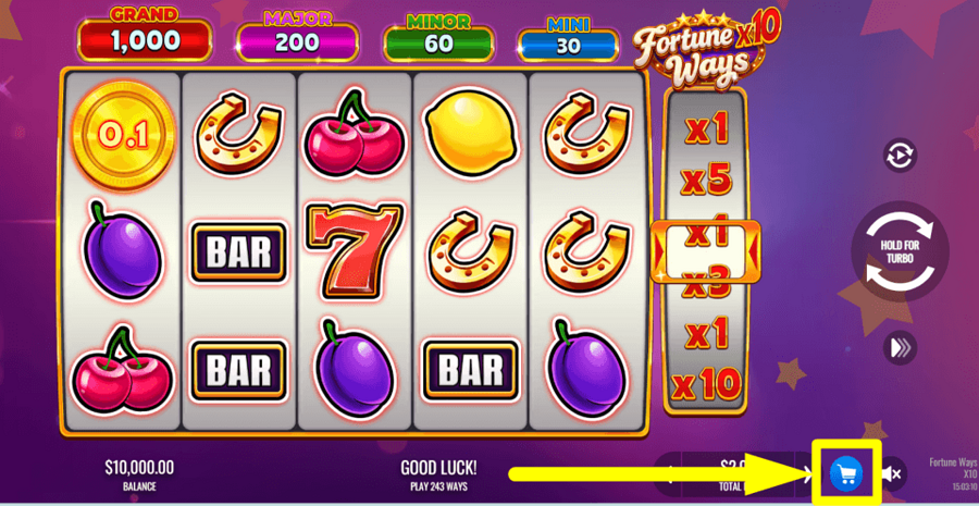 Fortune Ways x10 Buy Feature