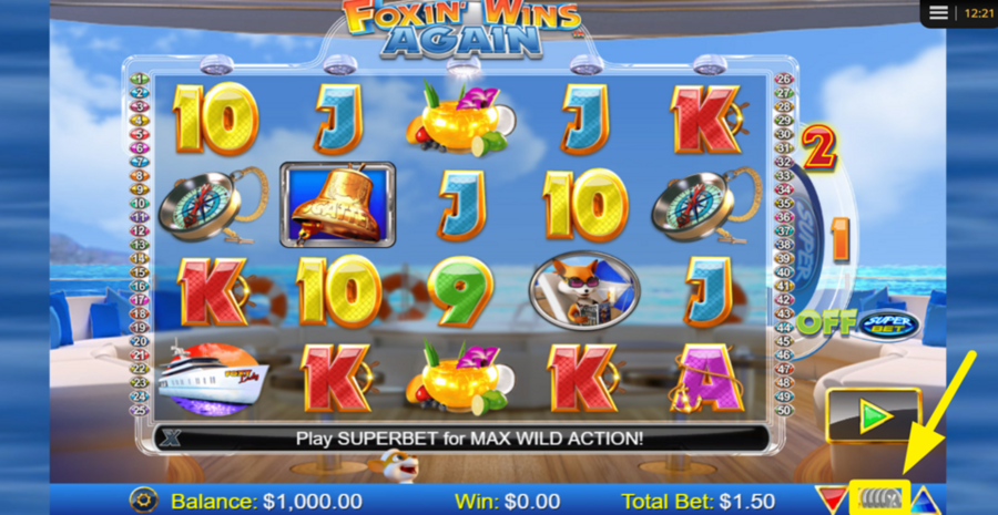 Foxin Wins Again Max Bet