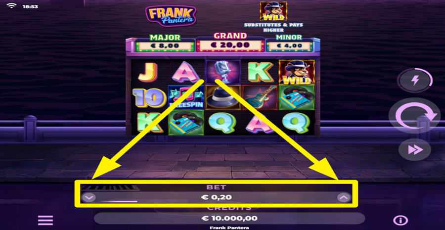 Frank Pantera Adjust Bet