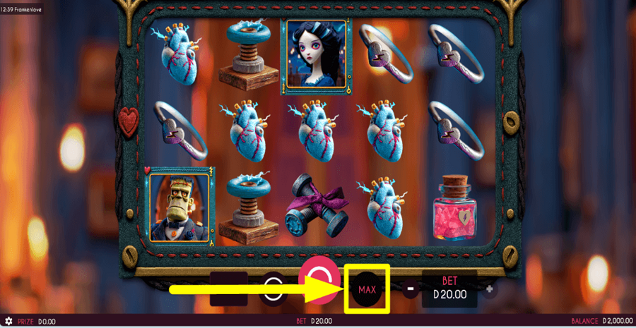 Frankenlove Max Button