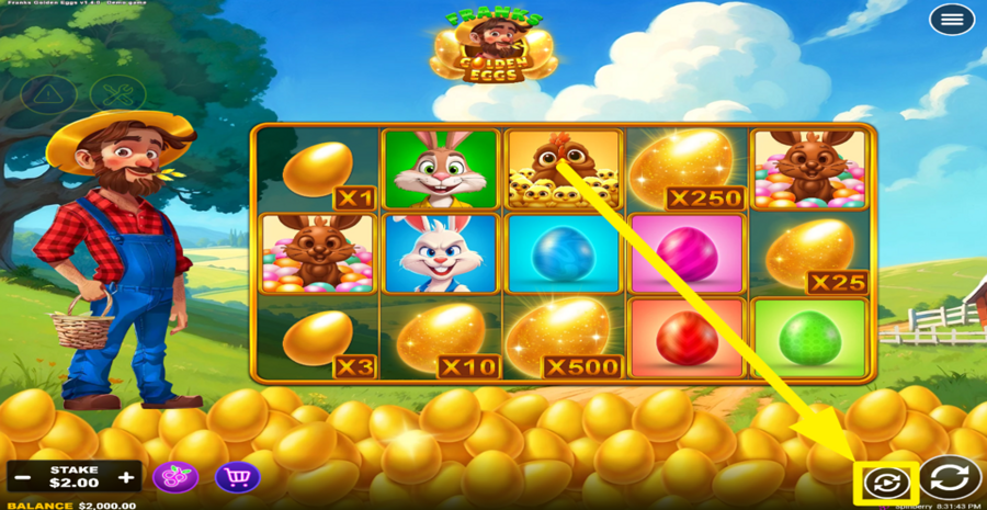 Franks Golden Eggs Autoplay