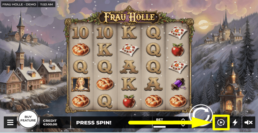 Frau Holle Autoplay Feature