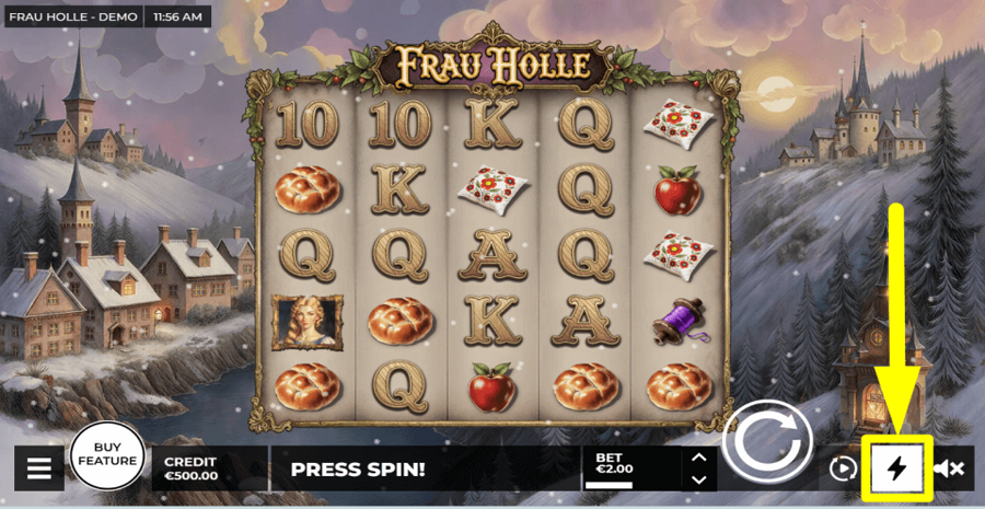 Frau Holle Turbo Feature