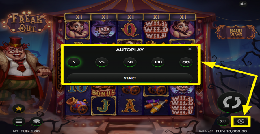 Freak Out Autoplay
