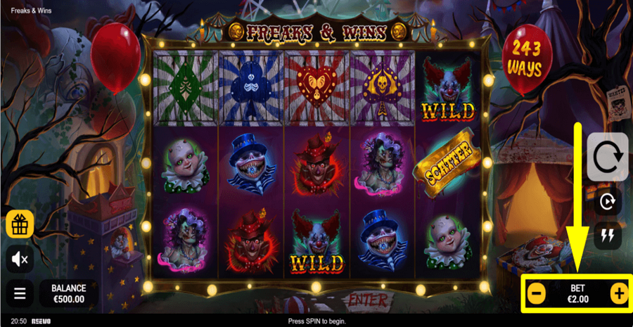 Freaks And Wins Bet Value