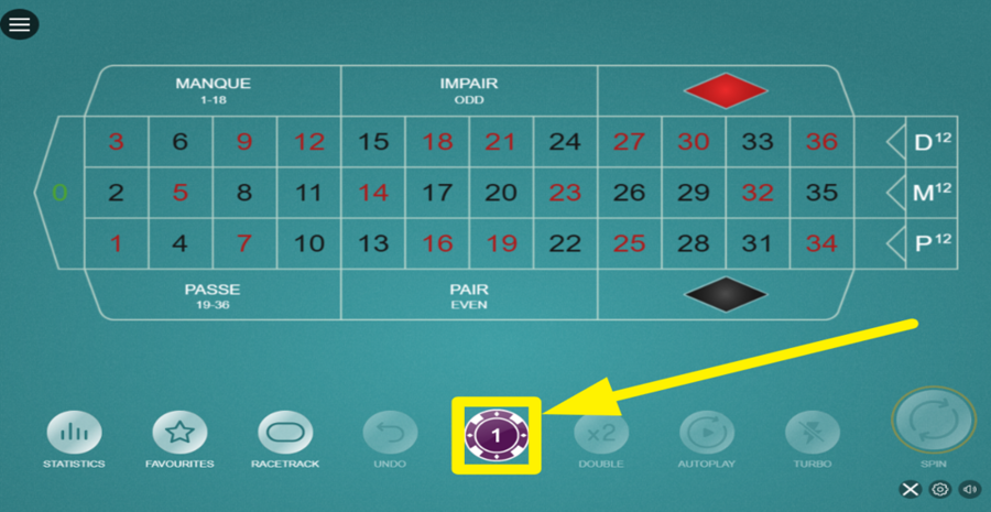 French Roulette Adjust Bet