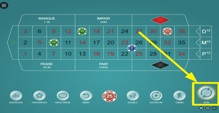 French Roulette Play