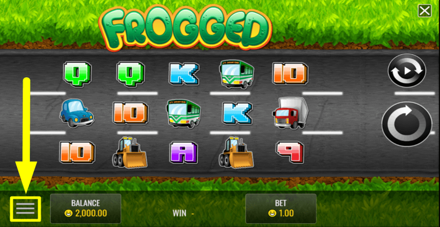 Frogged Game Settings