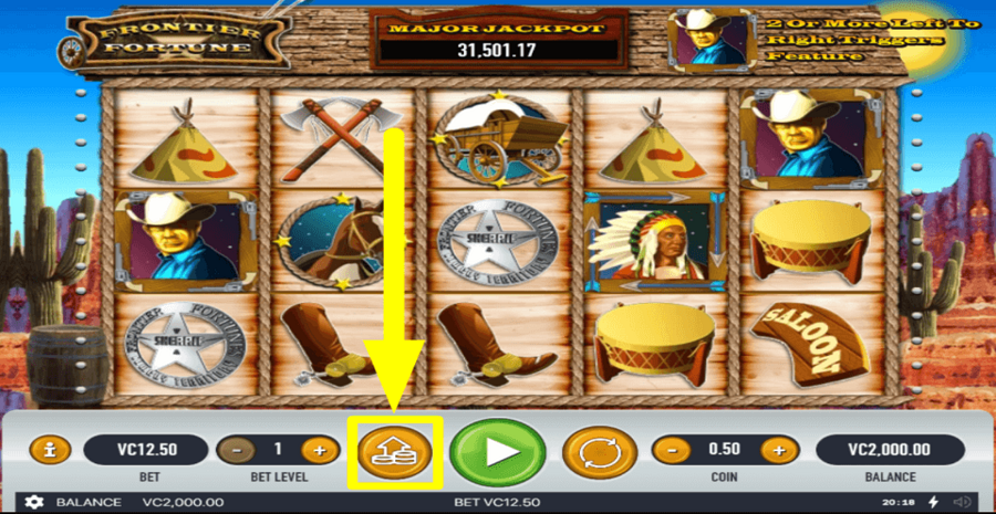 Frontier Fortunes Max Bet