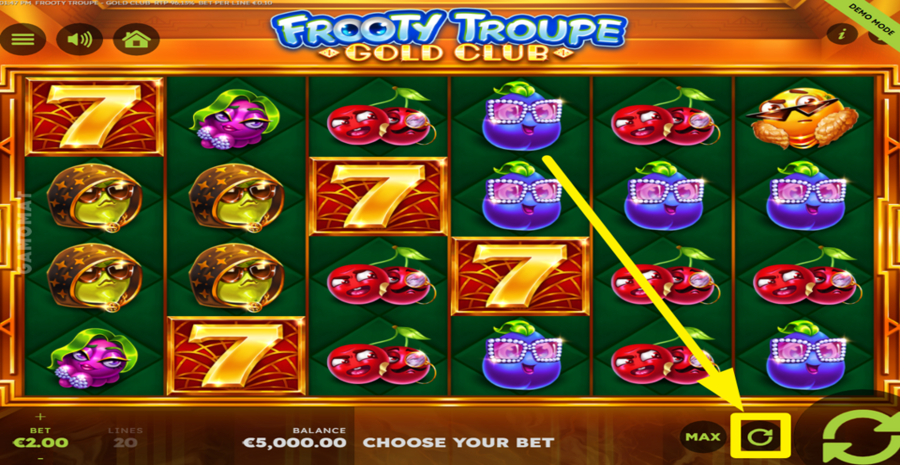 Frooty Troupe Gold Club Autoplay