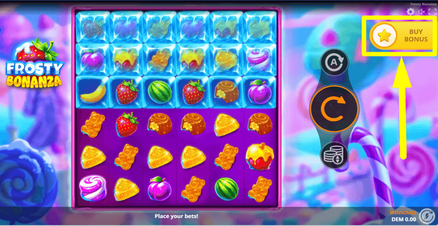 Frosty Bonanza Buy Feature