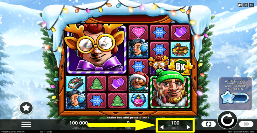 Frozen Barrel Tavern Bet Value