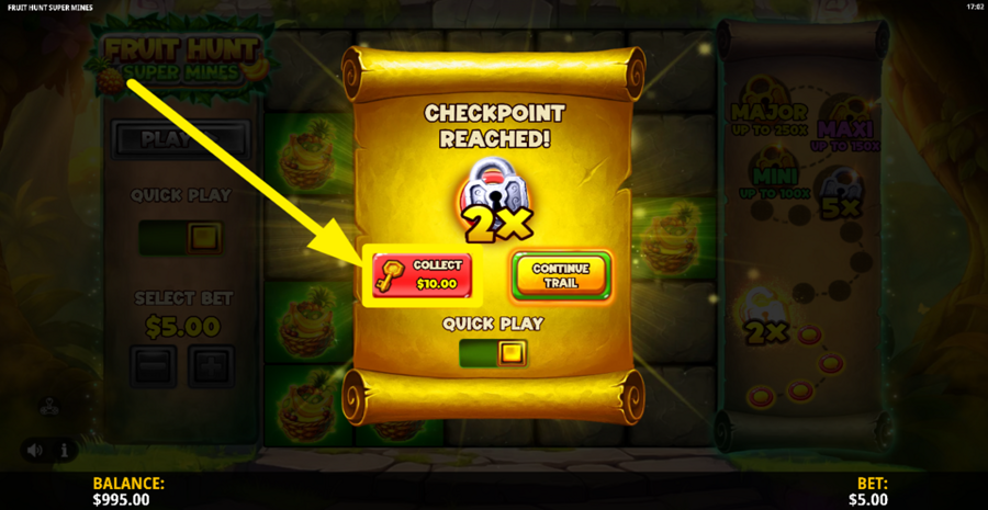 Fruit Hunt Super Mines Collect
