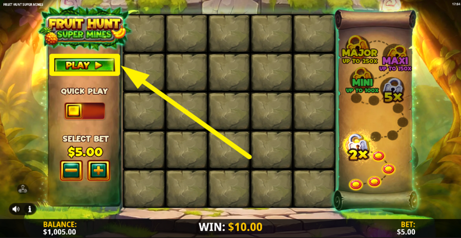 Fruit Hunt Super Mines Play