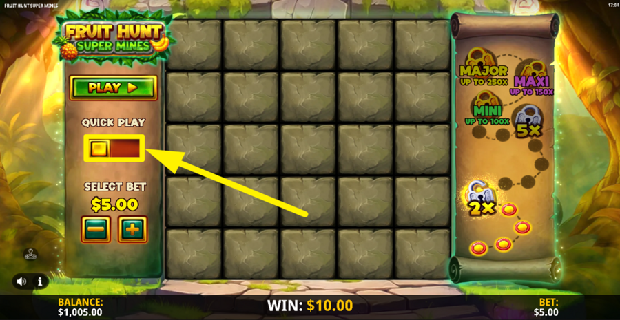 Fruit Hunt Super Mines Quick Play