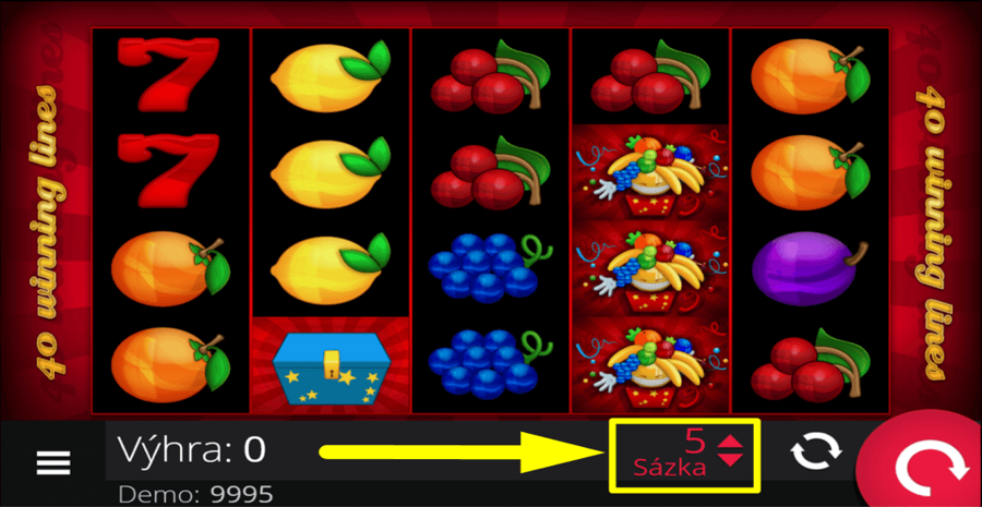 Fruit Jack Bet Value