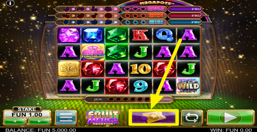 Fruit Merge Megapots Buy Bonus