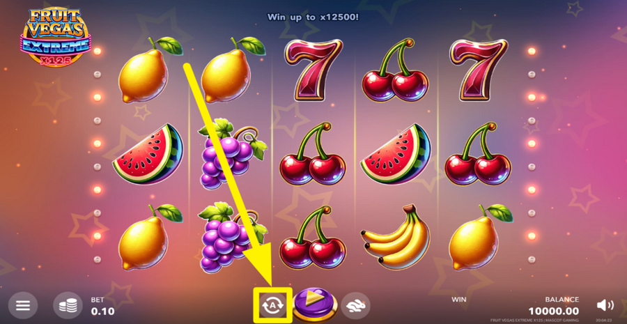 Fruit Vegas Extreme x125 Autoplay