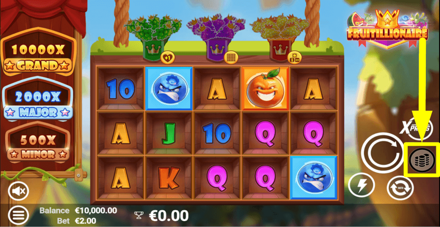 Fruitillionaire Bet Value